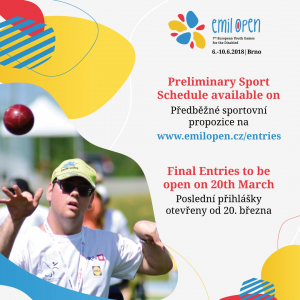 Předběžné sportovní propozice jsou tady!