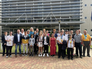 Přijetí sportovců hejtmanem Kraje Vysočina